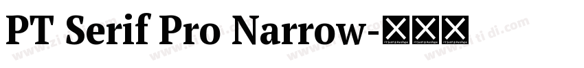 PT Serif Pro Narrow字体转换